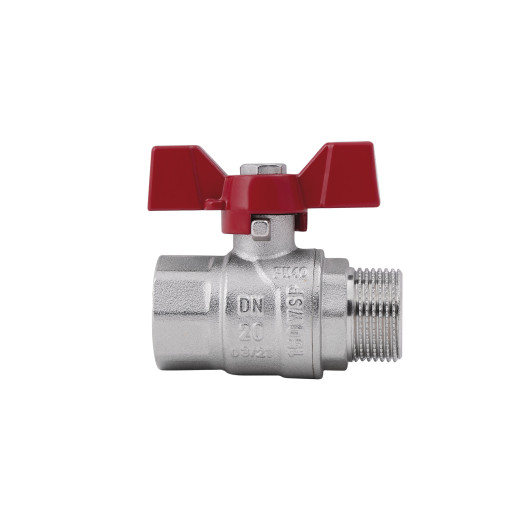 Кран шаровой SD Forte 3/4" ВЗ для воды (бабочка) SF607W20