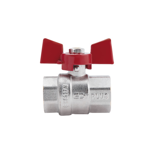 Кран шаровой SD Plus 1/2" ВР для воды (бабочка) SD602NW15PN40