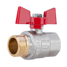 Кран шаровой SD Plus 3/4" ВЗ для воды (бабочка) SD607NW20PN40