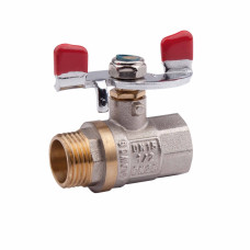 Кран шаровой Valve 1/2" ВЗ для воды (бабочка) SV607W15