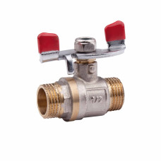 Кран шаровой Valve 1/2" ЗР для воды (бабочка) SV606W15