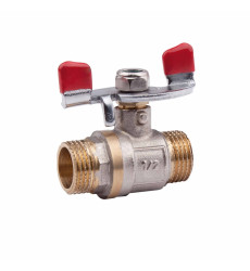 Кран шаровой Valve 1/2" ЗР для воды (бабочка) SV606W15