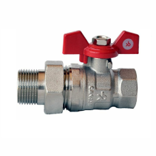 Кран кульовий з американкою Derkaliber Kraft 1/2" Внутрішня-Зовнішня (DK.106.15)