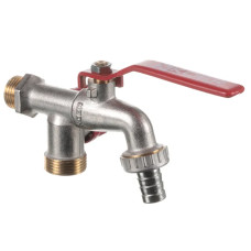 Кран полива 1/2" с дополнительным выходом KOER KR.248 (KR3071)