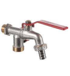 Кран полива 1/2" с дополнительным выходом KOER KR.248 (KR3071)