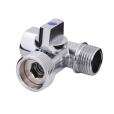 Кран приборный шаровой SD Forte 1/2 "х3/4 "х1/2" SF186W152015