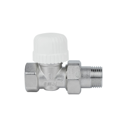 Кран радиаторный Icma 1/2" 28х1,5 прямой №775 (82775AD06)