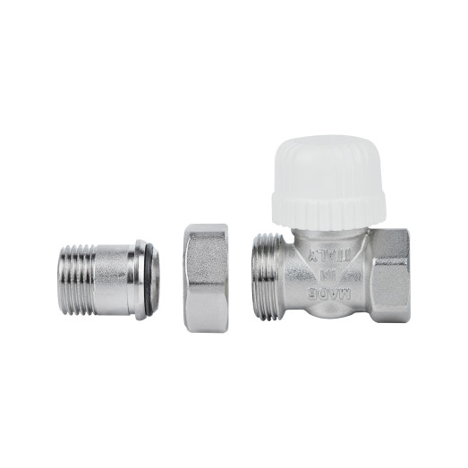 Кран радиаторный Icma 1/2" 28х1,5 прямой №775 (82775AD06)