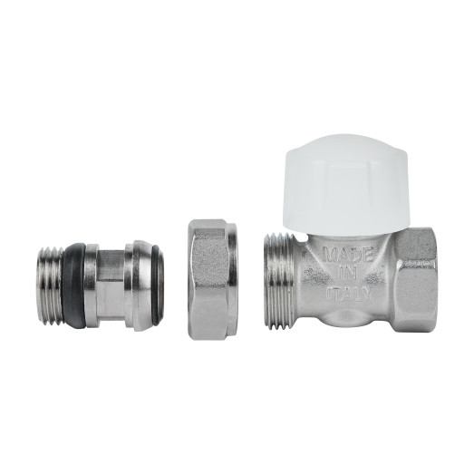 Кран радиаторный Icma 1/2" 30х1,5 прямой №779 (82779AD06)