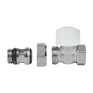 Кран радиаторный Icma 1/2" 30х1,5 прямой №779 (82779AD06)