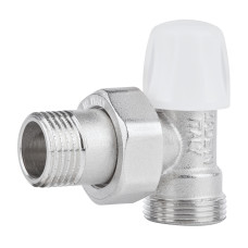 Кран радиаторный Icma 1/2" угловой под фитинг, без ручки №827 (82827AD06)