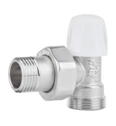 Кран радиаторный Icma 1/2" угловой под фитинг, без ручки №827 (82827AD06)