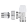 Кран радиаторный Icma 1/2" угловой под фитинг, без ручки №827 (82827AD06)