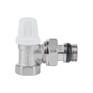 Кран радиаторный Icma 1/2" с антипотеканием угловой без ручки №952 (82952AD06)
