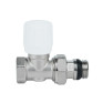 Кран радиаторный Icma 1/2" с антипротечкой прямой №954 (82954AD06)