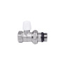 Кран радиаторный Icma 3/4" с антипротечкой прямой без ручки №815+940 (82815AE06940)