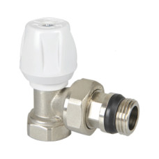 Кран радиаторный Icma №803+940 угловой 3/4" с ручкой