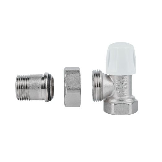Кран радиаторный нижний Icma 1/2" угловой без ручки №805 (82805AD06)