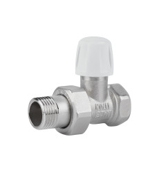 Кран радиаторный нижний Icma 1/2" прямой без ручки №815 (82815AD06)