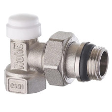 Кран радиаторный Roho R5251-050 - 1/2″ угловой (антипротечка) (RO1016)