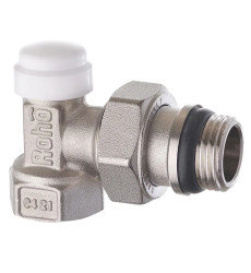 Кран радиаторный Roho R5251-050 - 1/2″ угловой (антипротечка) (RO1016)
