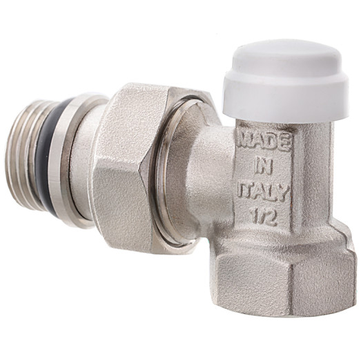 Кран радиаторный Roho R5251-050 - 1/2″ угловой (антипротечка) (RO1016)