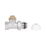 Кран радиаторный SD Forte Powerful 1/2" с антипротеканием прямой (SF231W15)