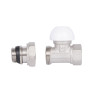 Кран радиаторный SD Forte Powerful 1/2" с антипротеканием прямой (SF231W15)