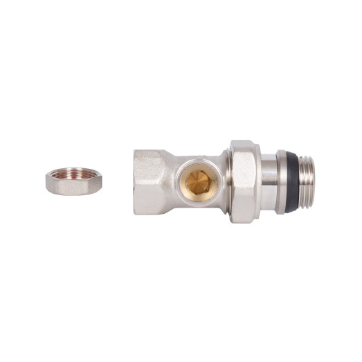 Кран радиаторный SD Plus 1/2" ВН с антипротечкой прямой (SD227W15)