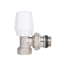 Кран радиаторный Thermo Alliance Base 1/2" ВН с антипротеканием угловой SD228W15