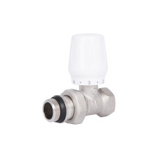 Кран радиаторный Thermo Alliance Base 1/2" ВН с антипротечкой прямой (SD226W15)