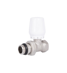 Кран радиаторный Thermo Alliance Base 1/2" ВН с антипротечкой прямой (SD226W15)