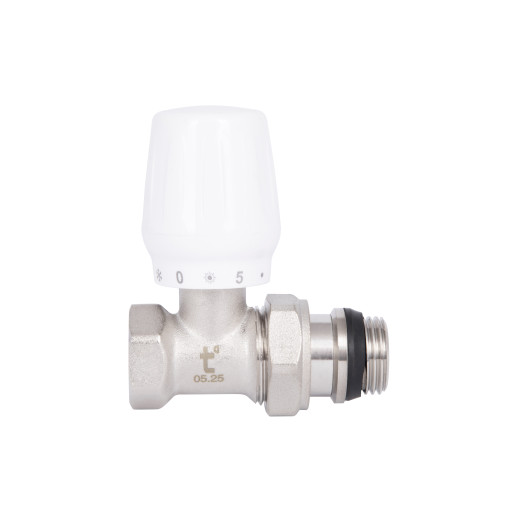 Кран радиаторный Thermo Alliance Base 1/2" ВН с антипротечкой прямой (SD226W15)