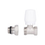 Кран радиаторный Thermo Alliance Base 1/2" ВН с антипротечкой прямой (SD226W15)
