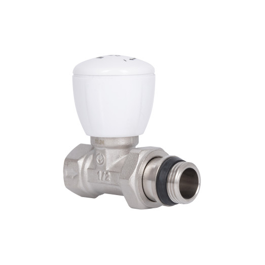 Кран радиаторный Thermo Alliance Standart Powerful 1/2" ВН с антипротеканием прямой (SF230W15)