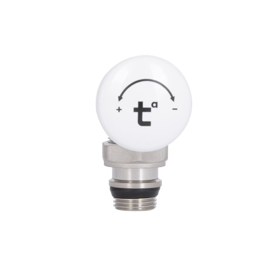 Кран радиаторный Thermo Alliance Standart Powerful 1/2" с антипротечкой угловой SF232W15