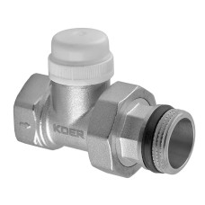 Кран термостатический "антипротечка" прямой Koer KR.923-Gi - 1" (KR5638)