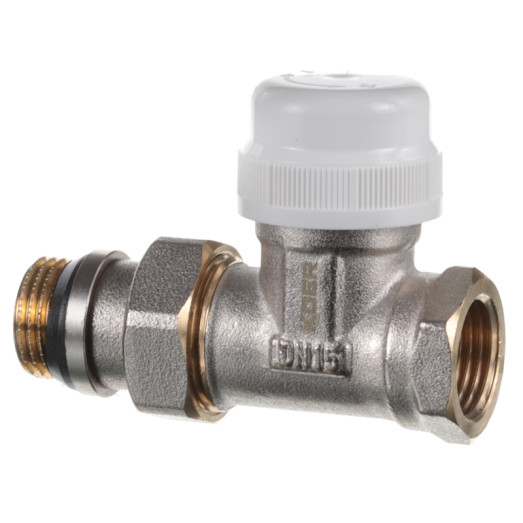 Кран термостатический Koer KR.953-Gi 1/2" прямой с предварительной настройкой (KR3070)