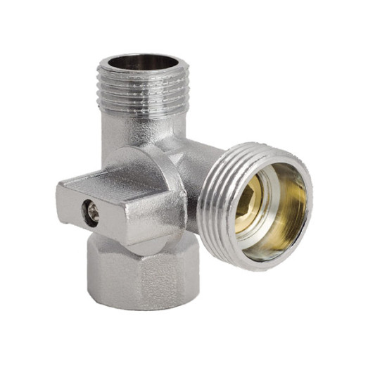 Кран трехходовой 1/2Mx3/4Mx1/2F Koer KR.515 (KR0103)