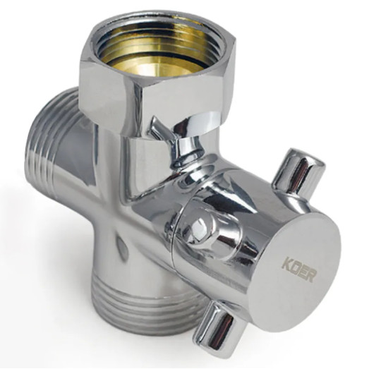 Кран трехходовый 3/4x3/4x3/4 KOER KR.520 (KR0110)