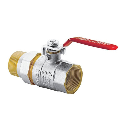Кран з американкою 1 1/4" ручка важіль Koer KR.229 (KR0150)