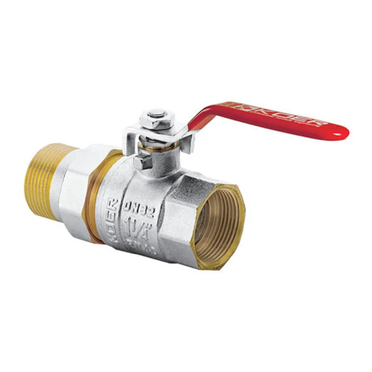 Кран з американкою 1 1/4" ручка важіль Koer KR.229 (KR0150)