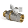 Кран з американкою 1" Koer KR.227.W білий (KR0098)