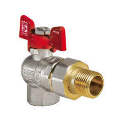 Кран з американкою 1" Koer KR.228 кутовий (KR0149)