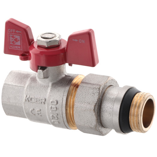 Кран з американкою 1/2" "антипротікання" Koer KR.227-Gi (KR0189)