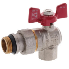 Кран з американкою 1/2" "антипротікання" Koer KR.228-Gi кутовий (KR0196)