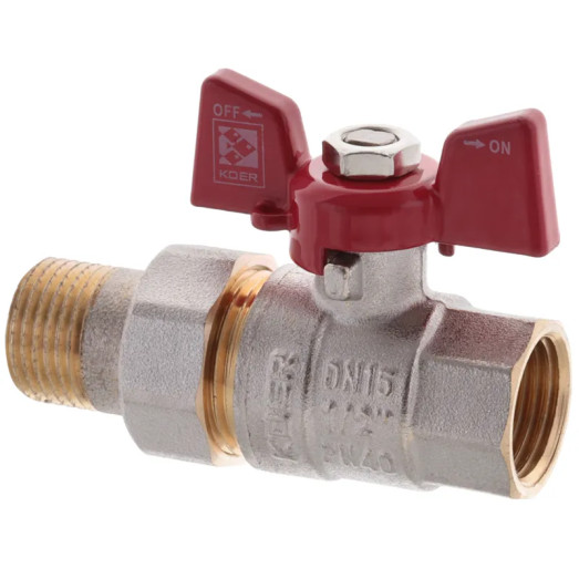 Кран з американкою 1/2" Koer KR.227 (KR0014)