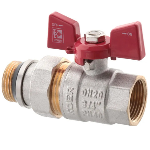 Кран з американкою 3/4" "антипротікання" Koer KR.227-Gi (KR0191)