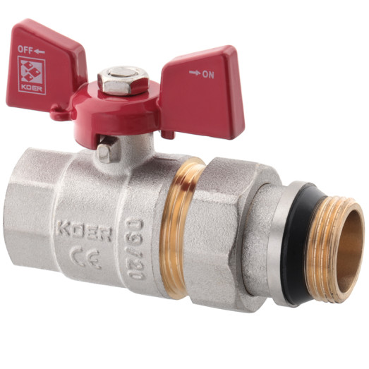 Кран з американкою 3/4" "антипротікання" Koer KR.227-Gi (KR0191)