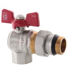 Кран з американкою 3/4" "антипротікання" Koer KR.228-Gi кутовий (KR0194)